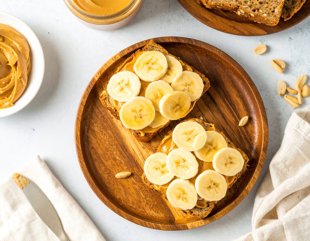 Peanut Butter Banana Protein Sandwich